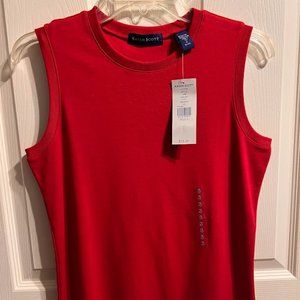 NWT Karen Scott Red Tank Top Size S